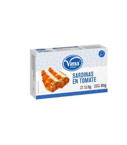 Sardinas en Tomate Vima (113g)