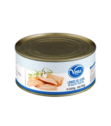 Lomos de Atún en Aceite Vegetal Vima (1kg)