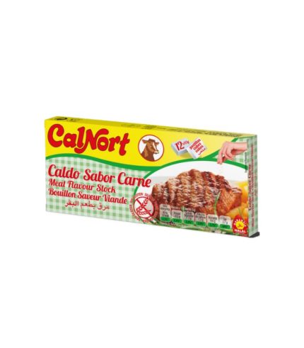 Caldo de Carne Calnort (estuche 12 pastillas x 10g).
