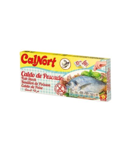 Caldo de Pescado Calnort (estuche 12 pastillas x 10g).