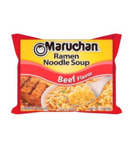 Sopa tipo ramen con sabor a carne de res (85g)