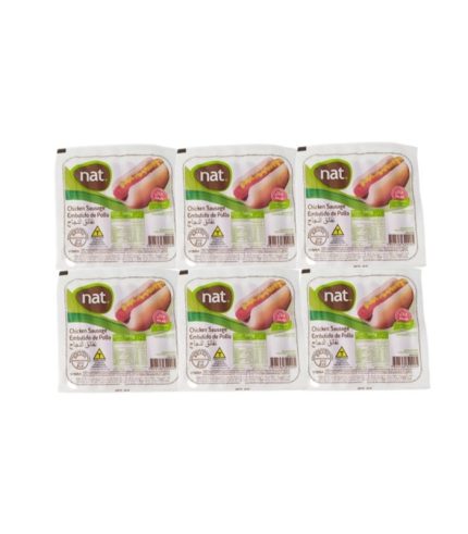 Combo Salchicha de Pollo Nat (6 paquetes x 340g)