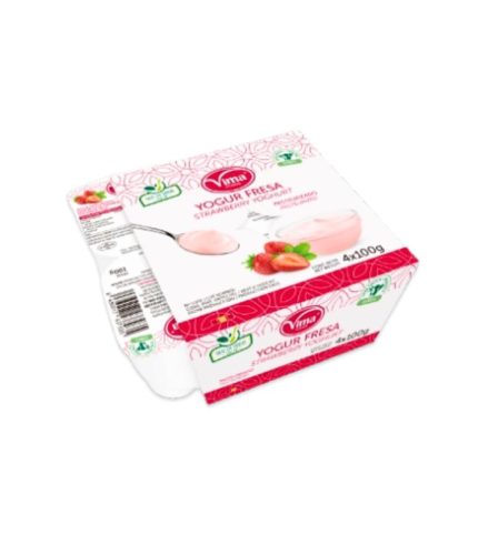Yogurt Fresa Vima (4u x 100g)