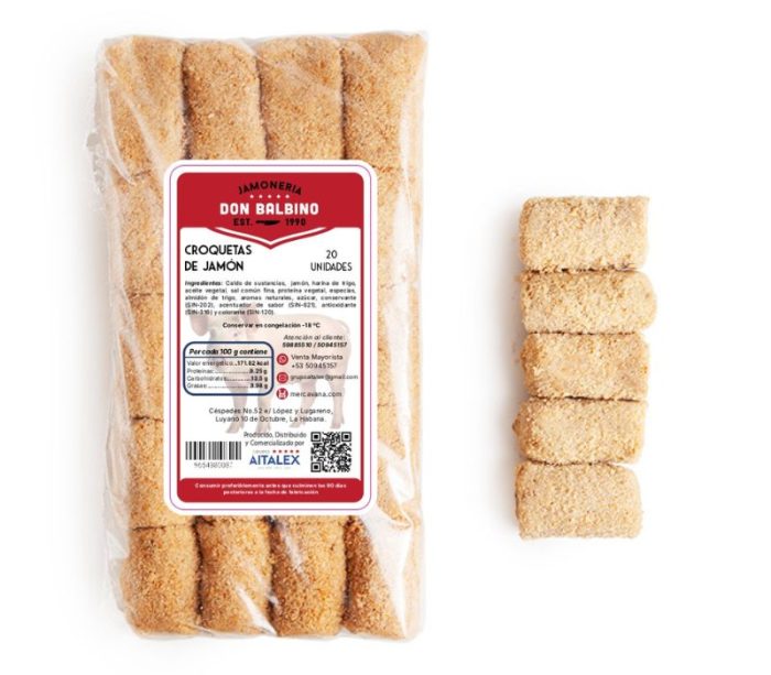 Croquetas de jamón 500g (20U) - Imagen 1