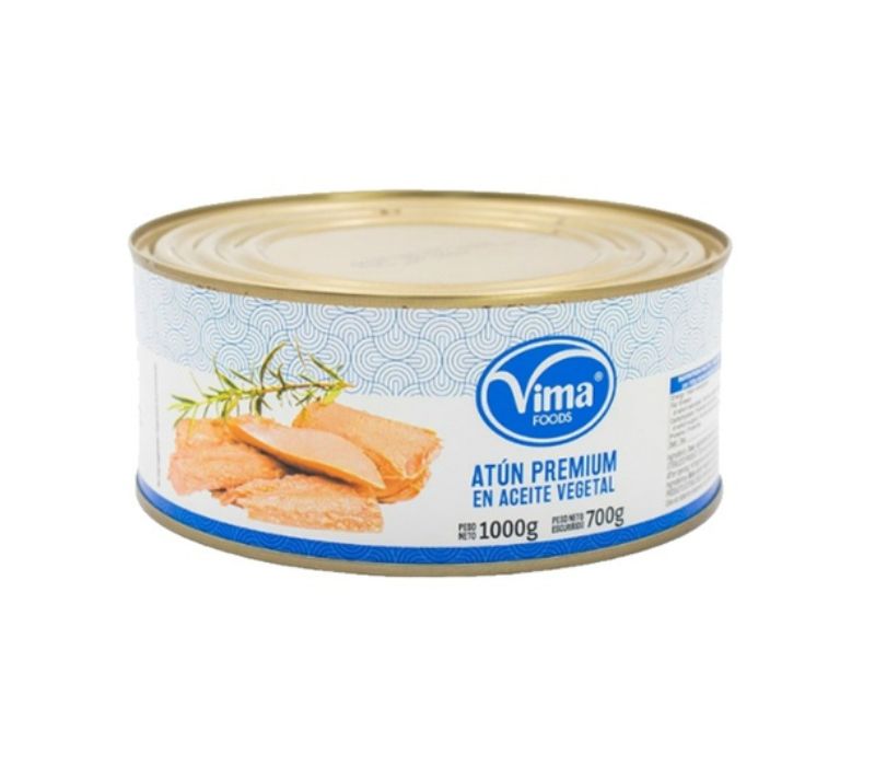 Whole20Chicken20Nat201.220kg20202.6420lb2092.jpg Atún premium en aceite vegetal Vima Foods (1 kg / 2.2 lb) - Imagen 1