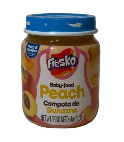 Compota de durazno Fresko (113 g / 4 oz)