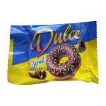 Dona cubierta de chocolate y chispas (40g)